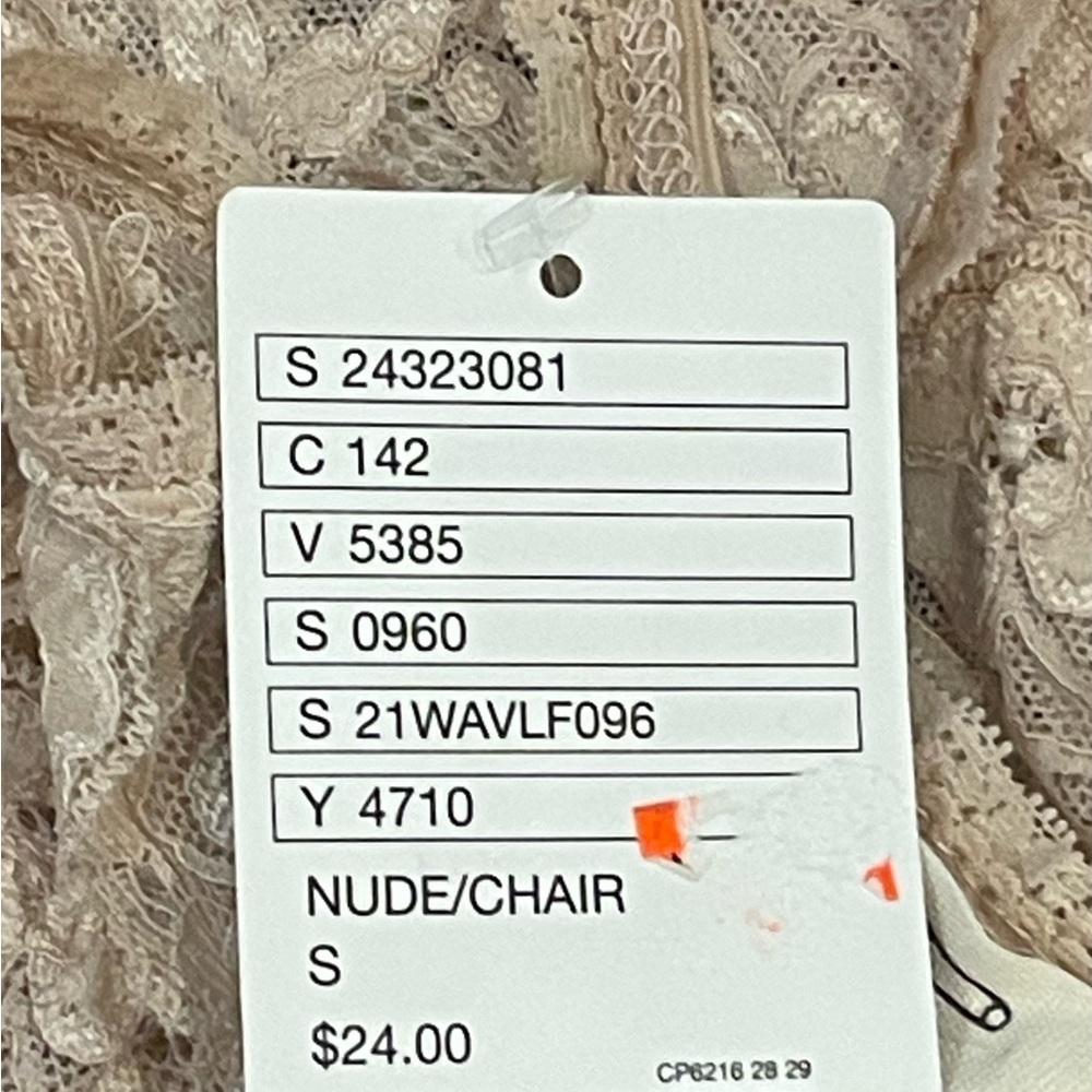nwt anthro Lace camisole in nude small - Picture 10 of 10